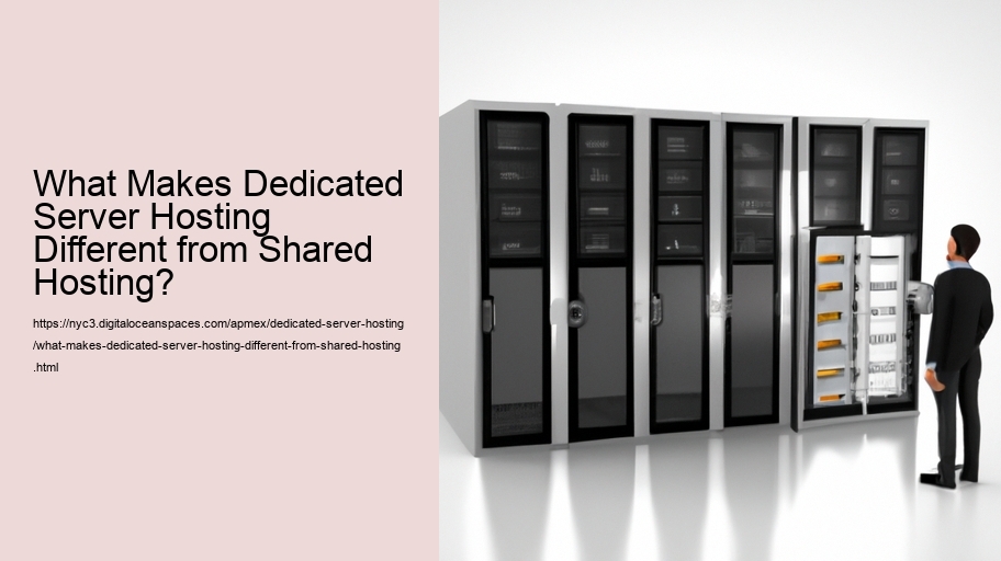 What Makes Dedicated Server Hosting Different from Shared Hosting?