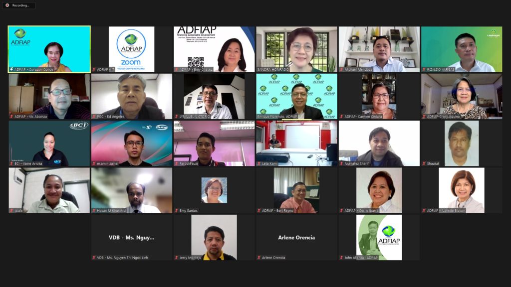 ADFIAP conducts webinar on Risk-Based Approach to Sustainable Finance