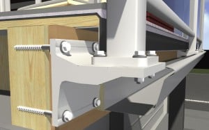Canterbury Balustrade | Fixings timber | Gutter bracket visual