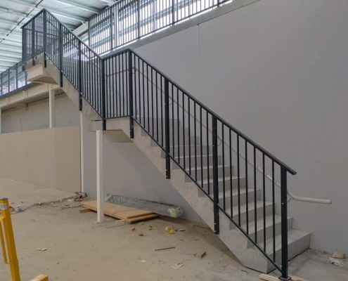 Canterbury Balustrade Aluminium Framed Ascot - Internal Stair Face Fix - Stair Commercial