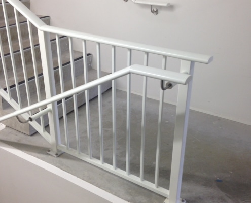 Canterbury Balustrade Aluminium Framed Ascot - Internal Stair Top Fix - Comercial