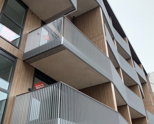 Canterbury Balustrade Aluminium Postless Multi Residential12
