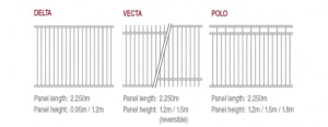 Dela, Vecta, Polo fence styles