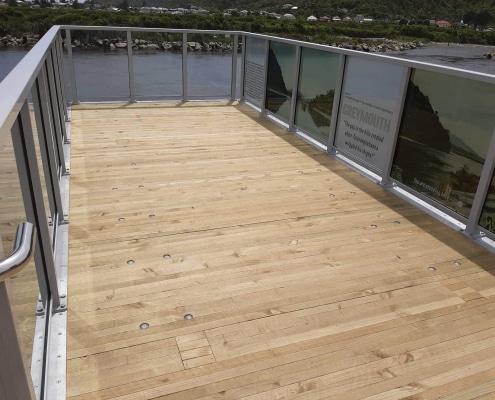 Canterbury Balustrade Framed Glass- Avon Extreme Barrier Commercial1