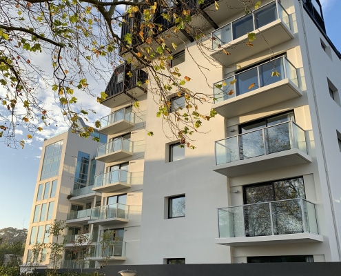 Canterbury Balustrade Framed Glass Siena Multi Residential 3