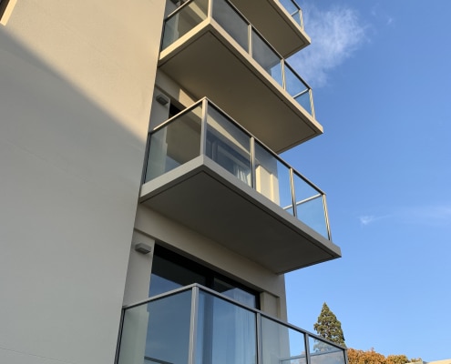Canterbury Balustrade Framed Glass Siena Multi Residential 4