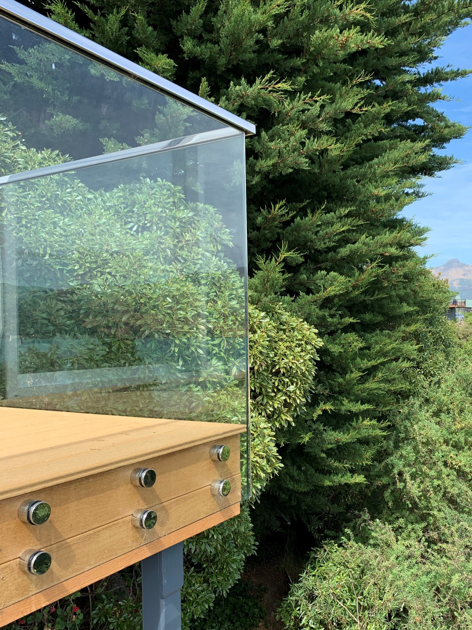 Canterbury Balustrade Frameless Glass Standoff SS Fittings and Top Rail