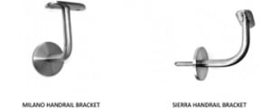 Milano & Sierra handrail bracket