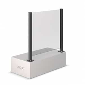 Vetro top fixed to substrate