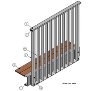 Vertical balusters