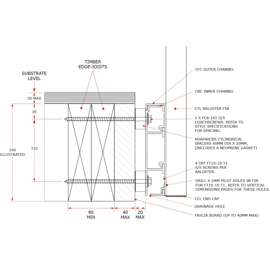 Balustrade Fixings Methods Guide | Canterbury Balustrades