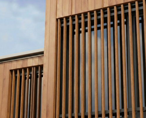 Unex-Portiqo-architectural-screen-timber-look-aluminium