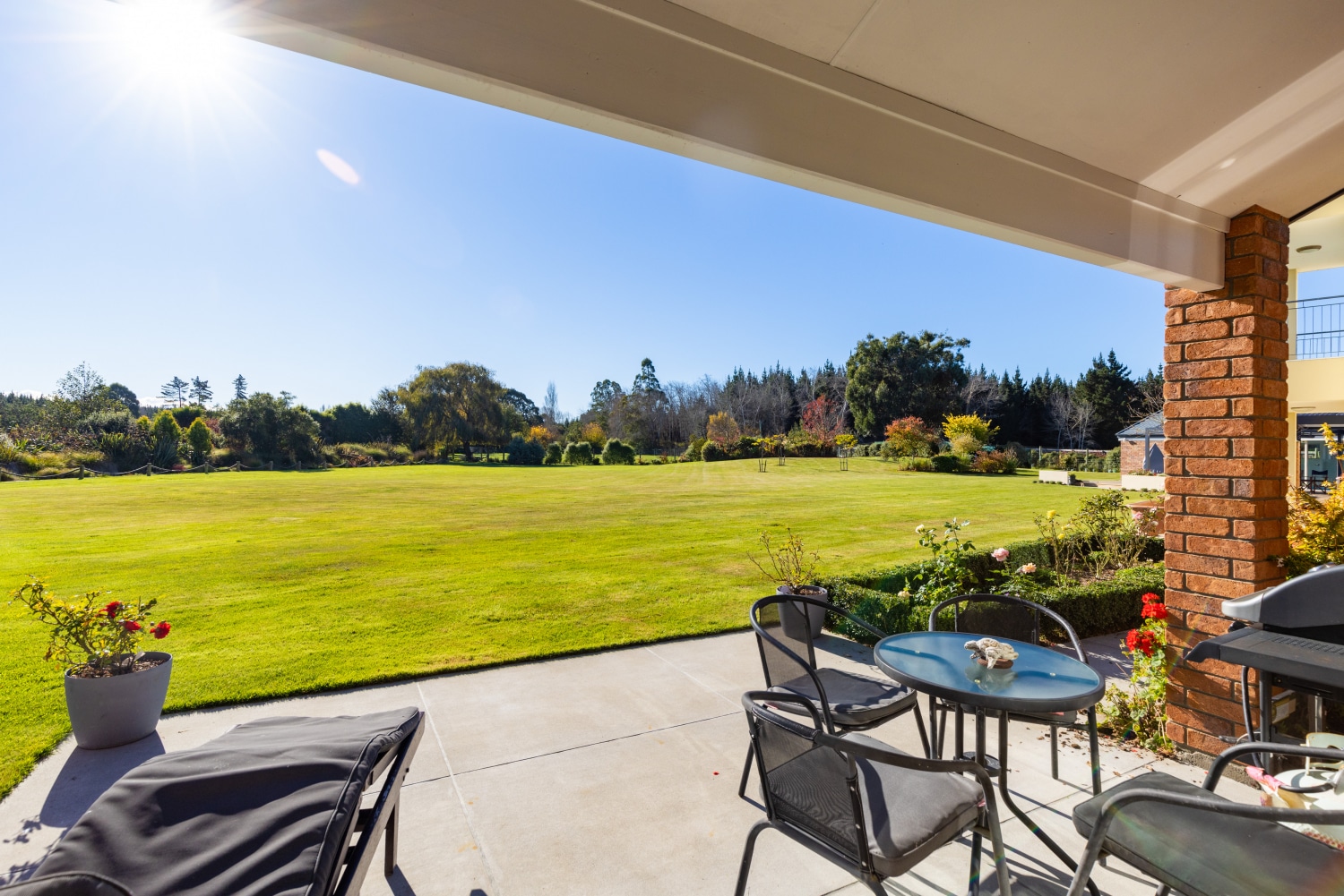 The Meadows Villa patio view The Meadows